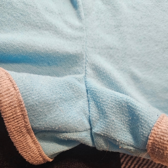 Cute Blue 'Meow or Never' Shorts - Picture 3 of 10